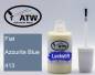 Preview: Fiat, Azzurite Blue, 413: 20ml Lackstift, von ATW Autoteile West.